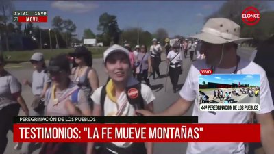 Testimonios de peregrinos antes de la llegada a Paran&aacute;